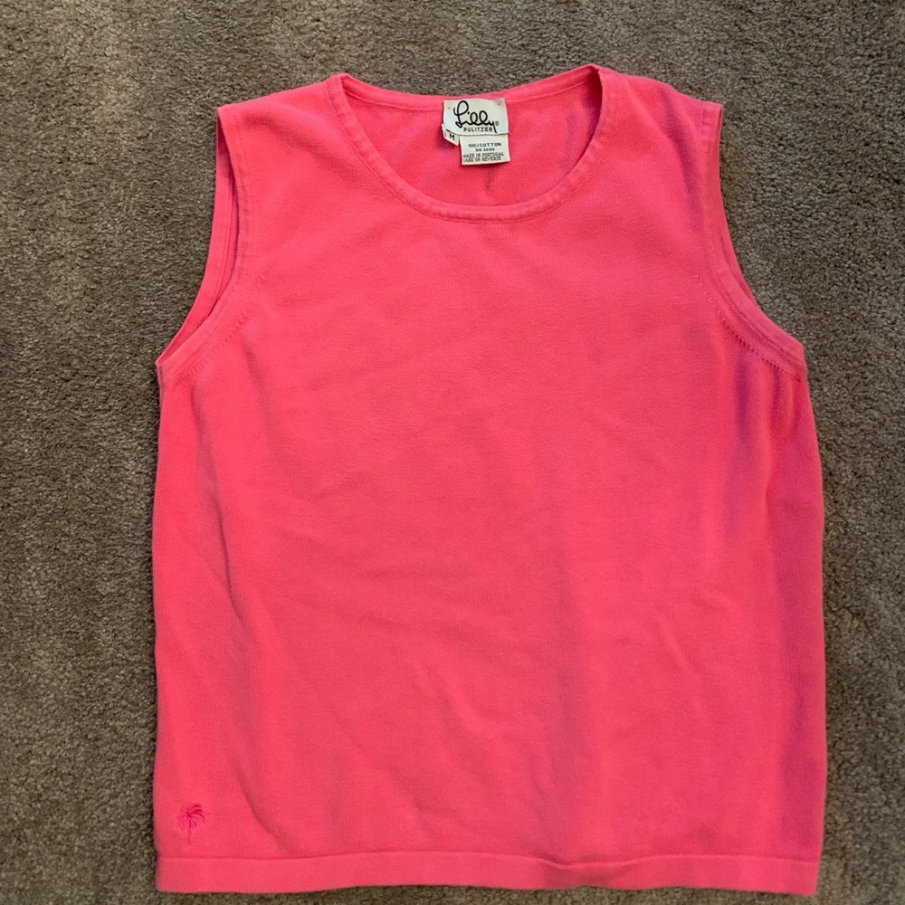 Lily Pulitzer cotton sweater vest
